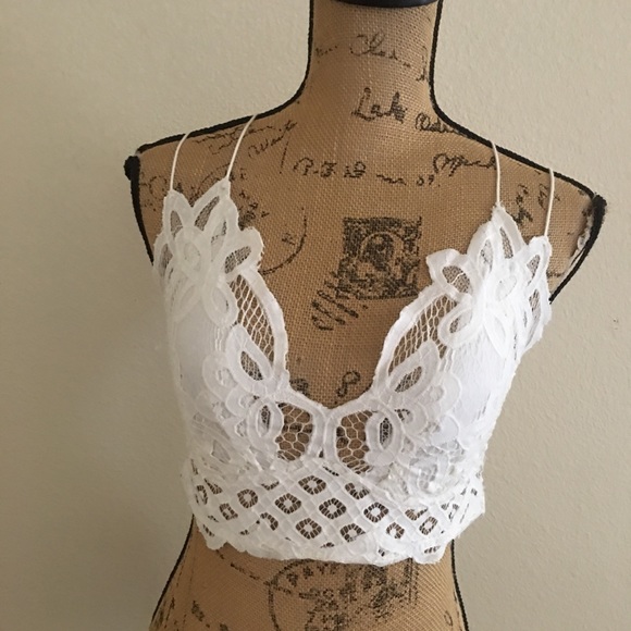 Free People One Adella white bralette - EBay - Picture 3 of 15